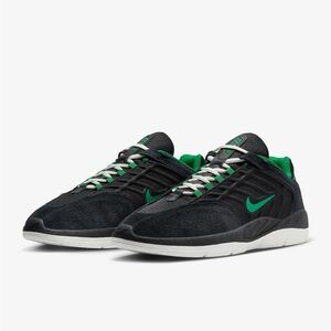 Nike SB Vertebrae Women’s Skate Shoes Black Malachite Summit White New